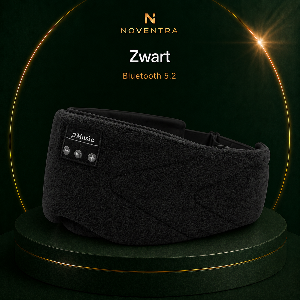 Noventra™ DroomRust – Bluetooth-slaapmasker