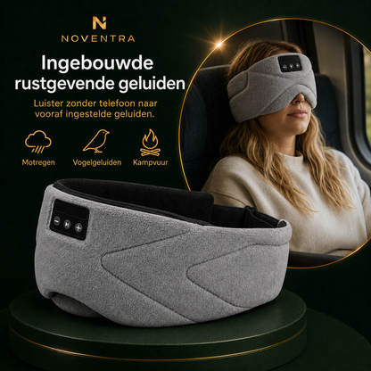 Noventra™ DroomRust – Bluetooth-slaapmasker