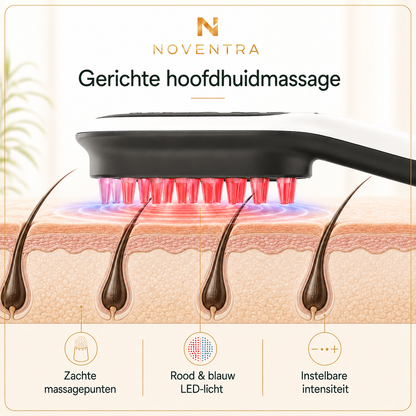 Noventra™ ScalpCare – Hoofdhuidmassageborstel