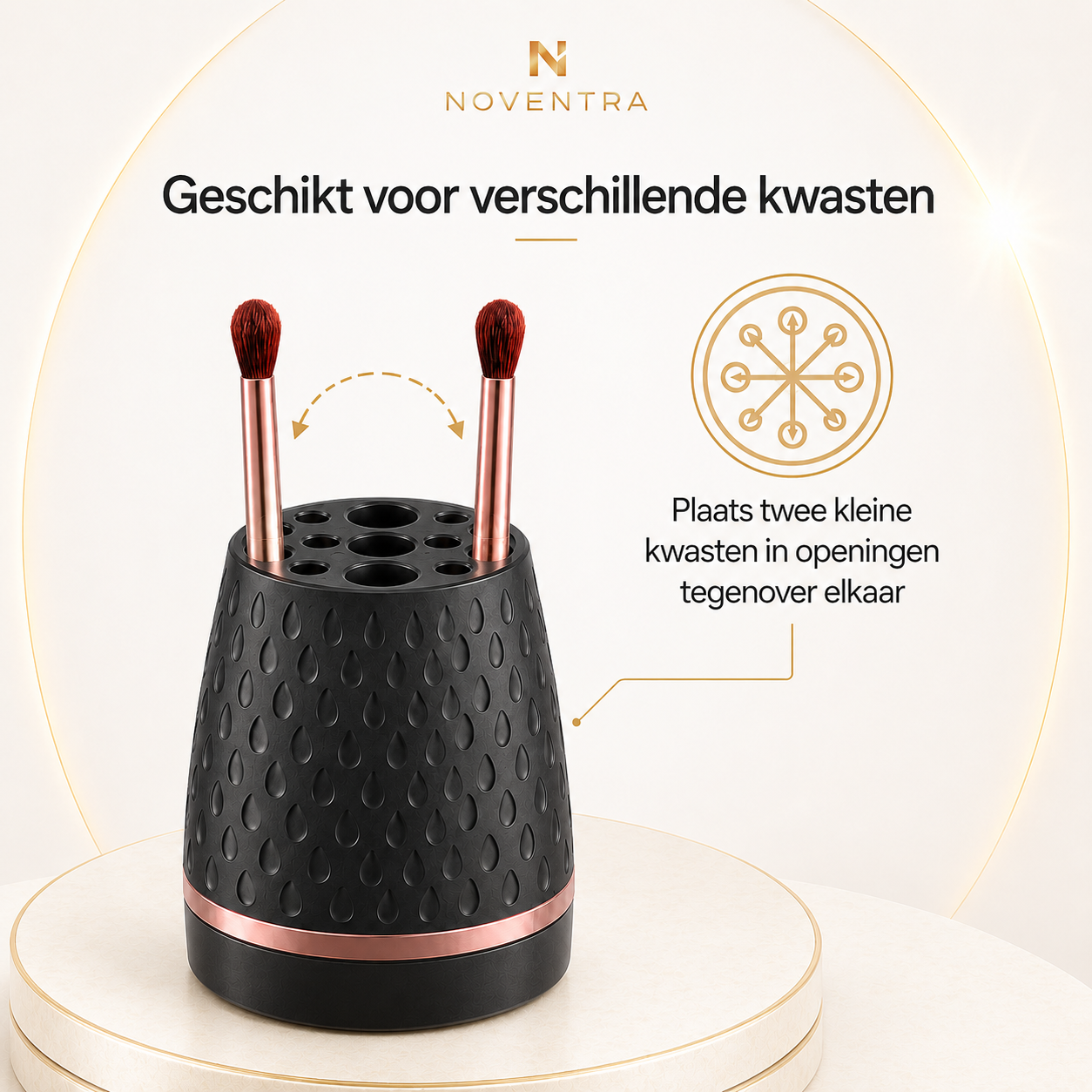 Noventra™ BrushCare – Make-upkwastenreiniger