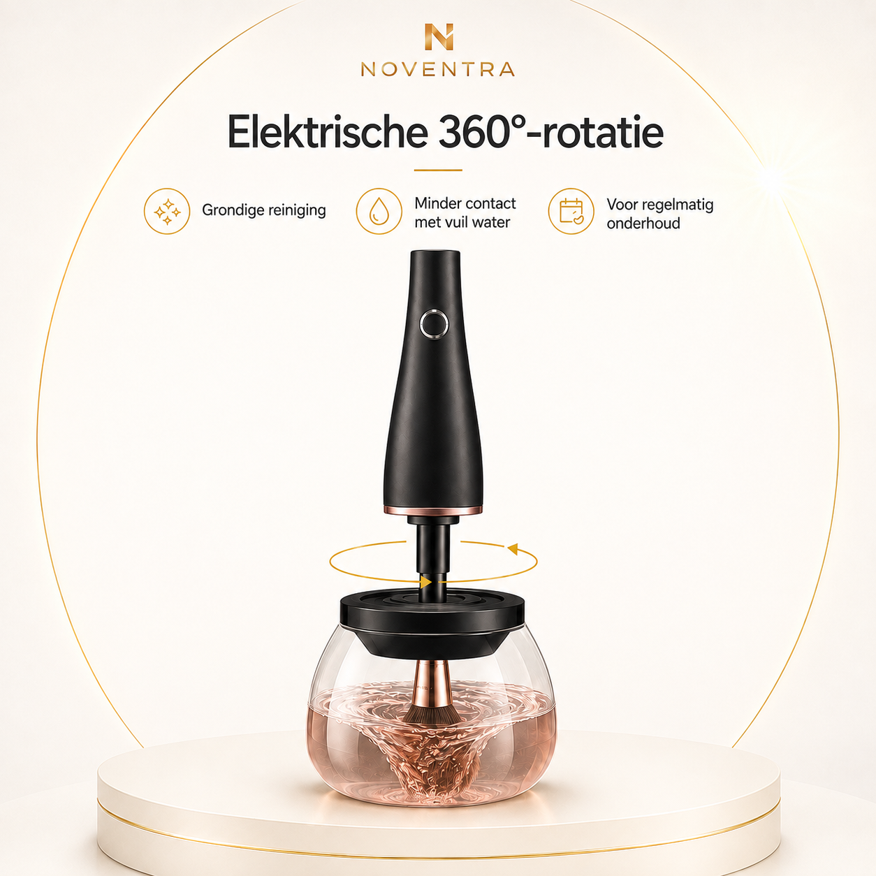 Noventra™ BrushCare – Make-upkwastenreiniger