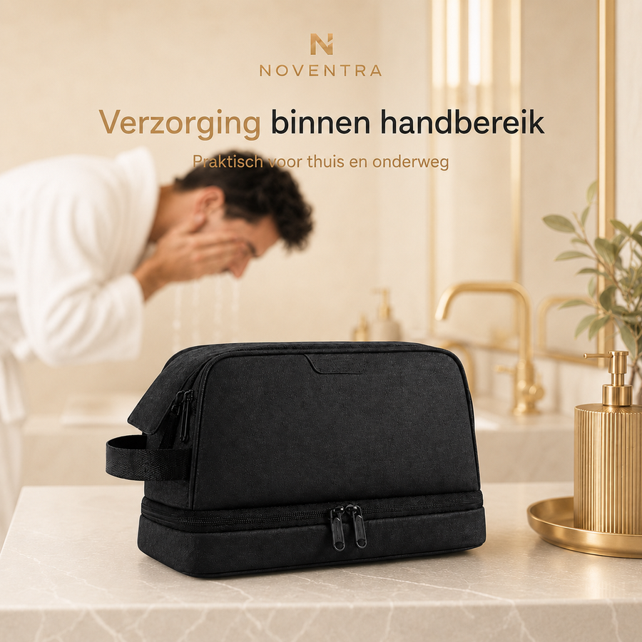 Noventra™ Heren Toilettas voor Reizen