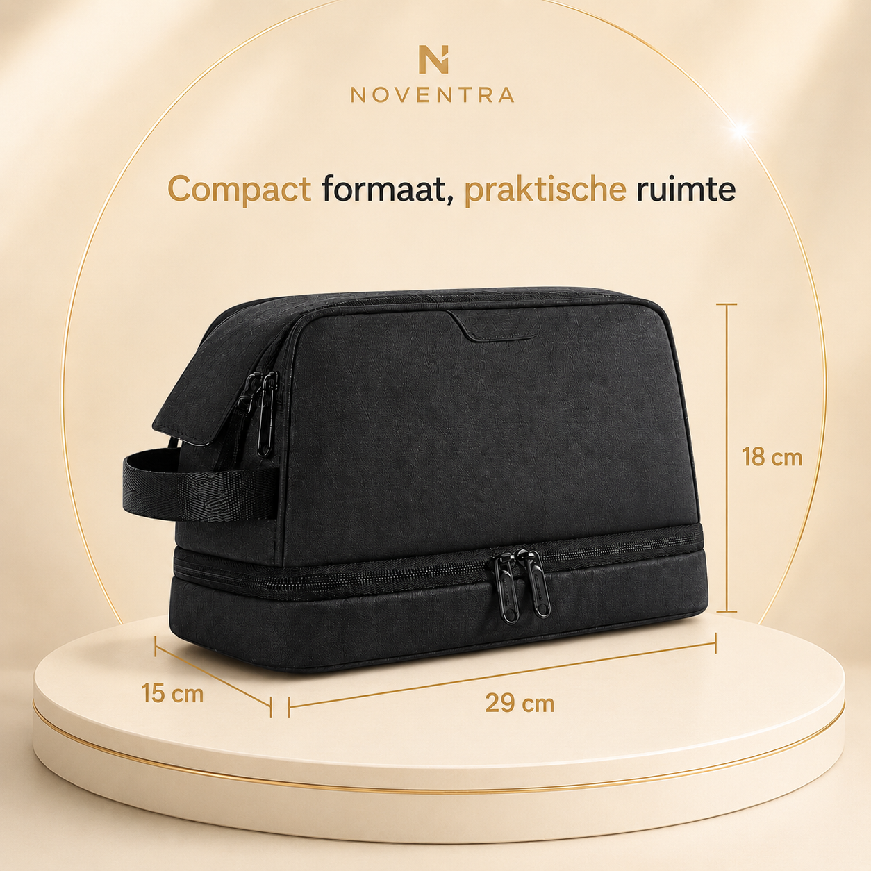 Noventra™ Heren Toilettas voor Reizen
