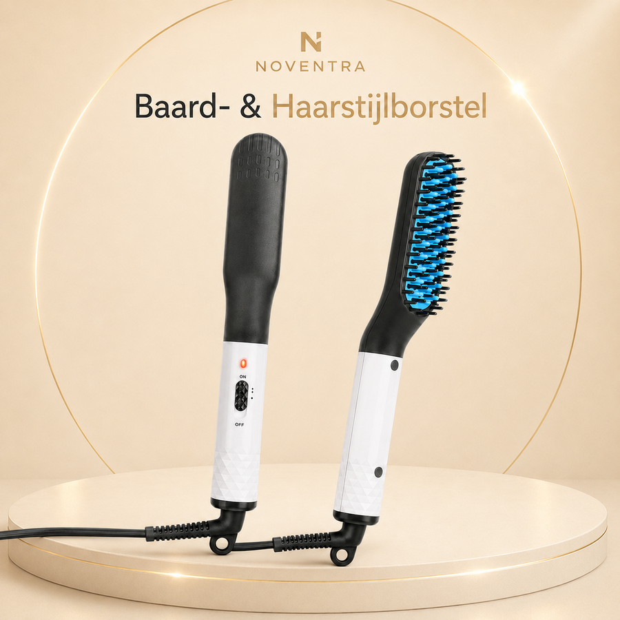 Noventra™ Baard- & Haarstijlborstel