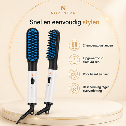 Noventra™ Baard- & Haarstijlborstel