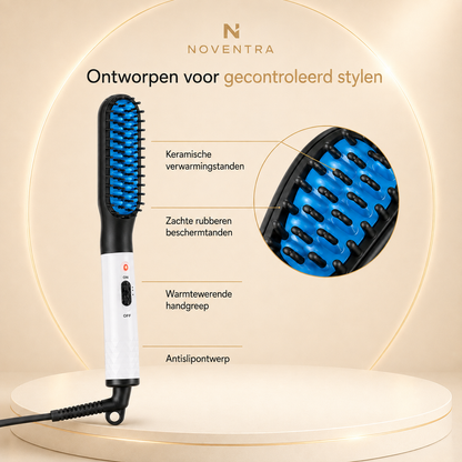 Noventra™ Baard- & Haarstijlborstel