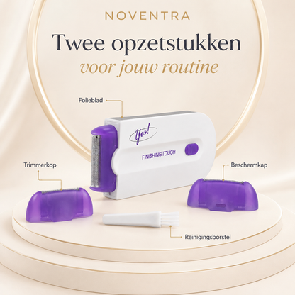Noventra™ SmoothTrim – Elektrische Damestrimmer met Opzetkammen.