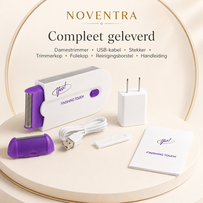 Noventra™ SmoothTrim – Elektrische Damestrimmer met Opzetkammen.