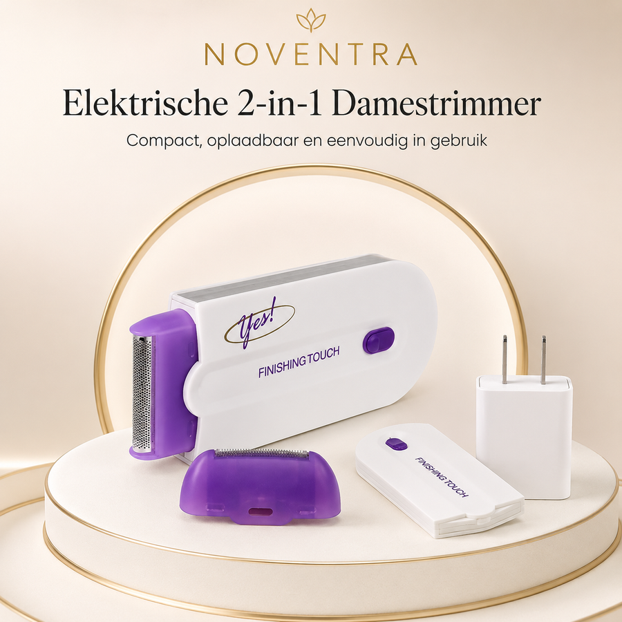 Noventra™ SmoothTrim – Elektrische Damestrimmer met Opzetkammen.